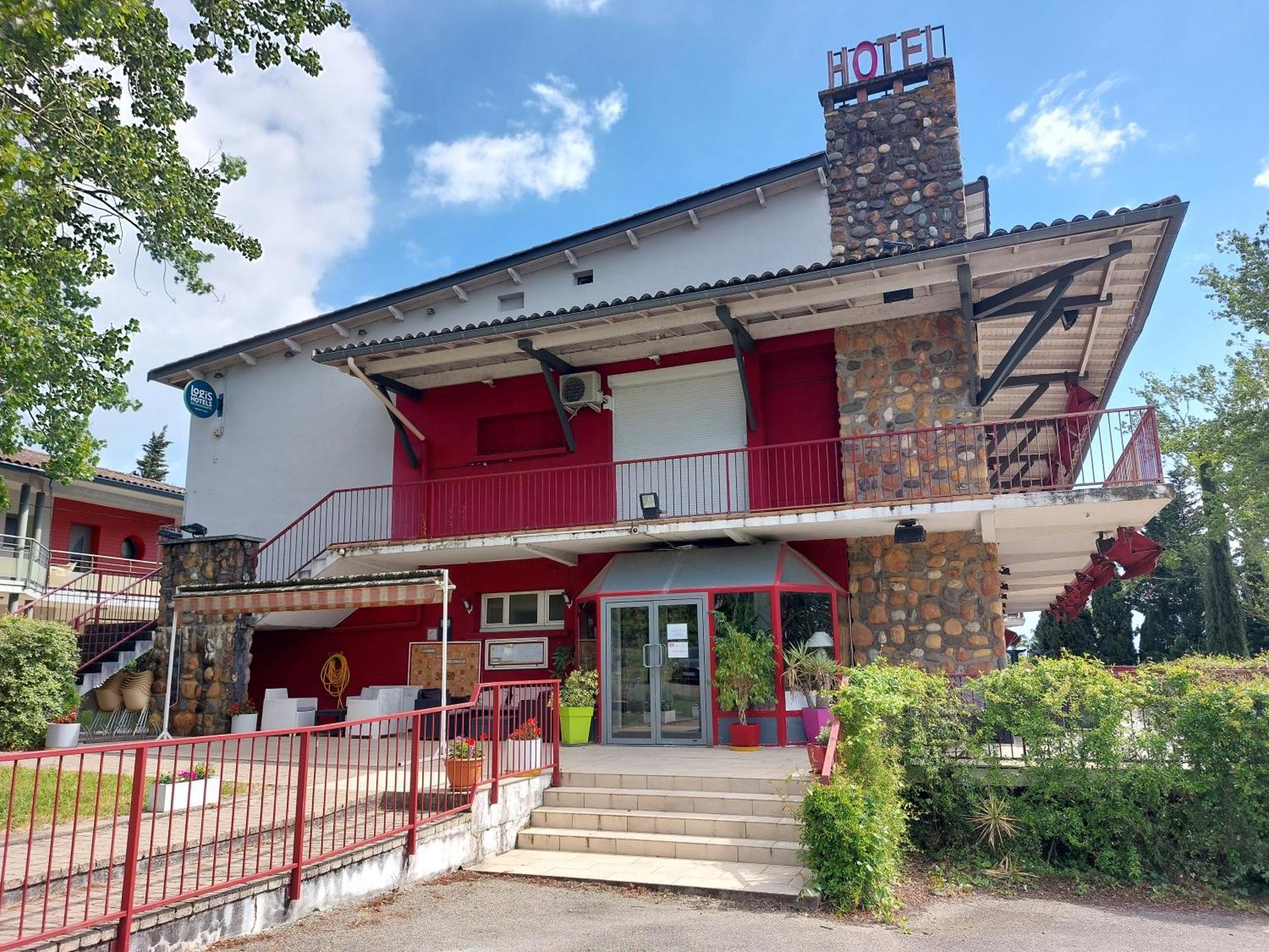 Logis Hotels - Hotel Et Restaurant Le Relais Des Garrigues Grisolles  المظهر الخارجي الصورة